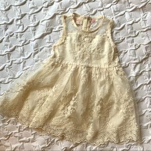 3T Ivory Lace Dress